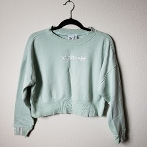 ADIDAS MINT CROP SWEATSHIRT⭐